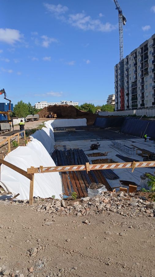 Vedere de ansamblu a șantierului HomeLuk Residence II - septembrie 2026